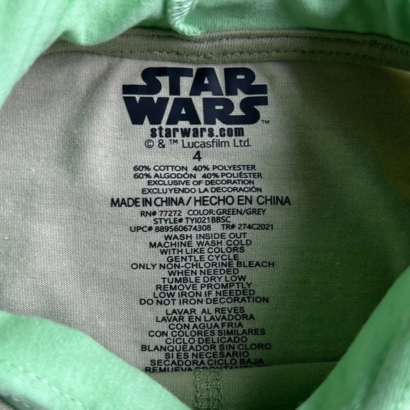 Bundle of 3 Kids Star Wars Shirts | Star Wars | Boys Star Wars Shirts | Disney - Picture 10 of 11